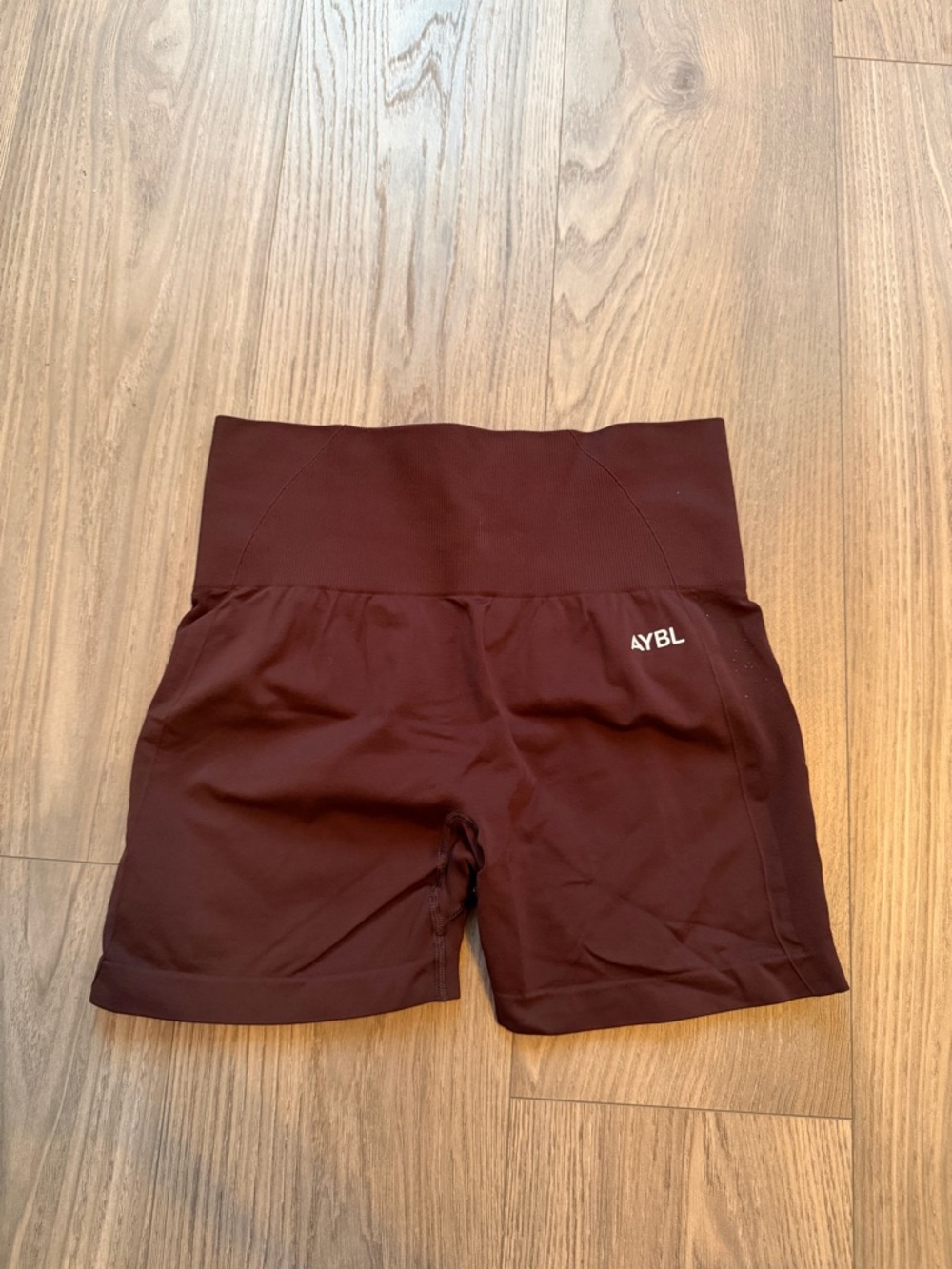 AYBL Scrunch Seamless Shorts – Brown – Size M